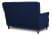Диван 2-местный Caprize (1620x790x1000) Синий (Синий)