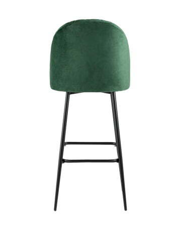 Стул барный Марсель велюр зеленый (Стул барный Марсель зеленый)