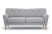 LAMELLA Диван 3-местный (СЕРЫЙ)