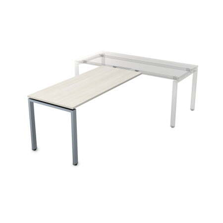 БП-П.009 Брифинг приставка (1400x700x750) (IvoryСерый)