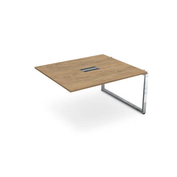 Средний модуль Бенч-системы для переговорных столов Gloss НСПС-О.926 1200x1200x750 (TeakwoodХром)