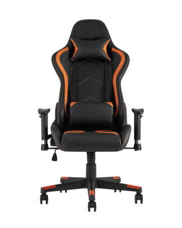 Кресло игровое TopChairs Cayenne оранжевое (Геймерское кресло Cayenne оранжевый)