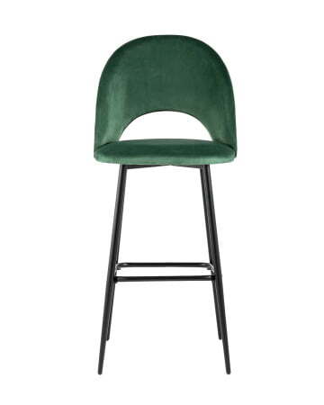 Стул барный Меган велюр зеленый (Стул барный Меган зеленый)
