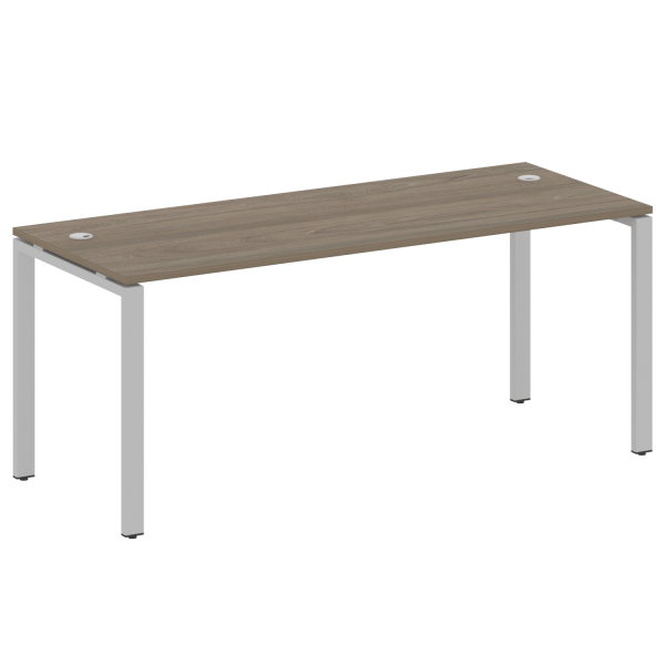 Стол письменный Metal System Style БП.СП-5 1800x720x750 (Вяз/Серый металл)