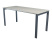 Стол NT 160x70 белое дерево/антрацит (Светлый/Антрацит)