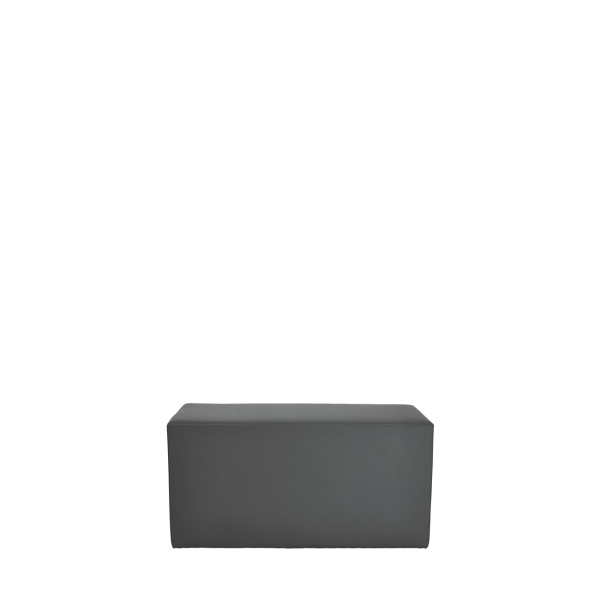 Пуф прямоугольный для офиса Кубо (С-32) (Черный)