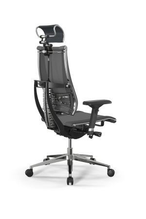 Кресло для руководителя Метта Y 4DF B2-14D - YM93+Infinity /Kc09/Nc09/D04P/H2cL-3D(M26.B32.G25.W03) (Серый | Темно-серый)