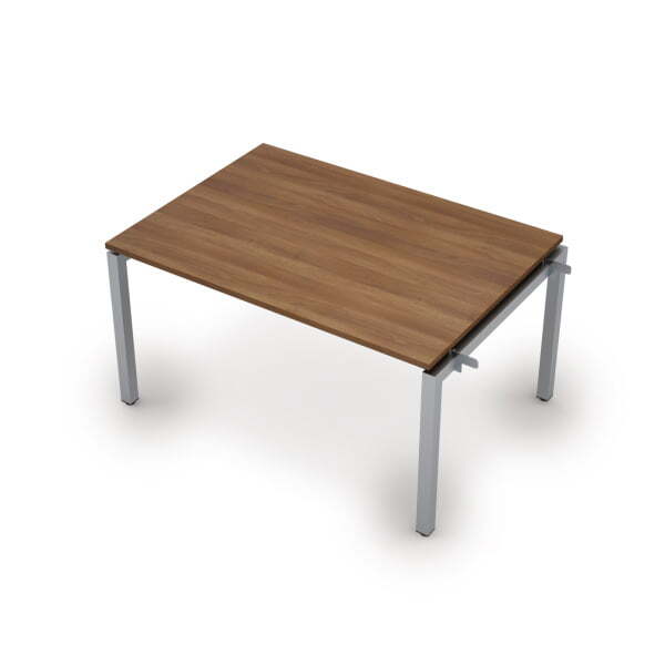 6МПН.503 Бенч-система для переговорных столов, начальный модуль (1400x1000x750) (Шамони темный/Алюминий матовый)