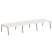 Рабочая станция на 6 рабочих места на А-образном м/к Metal System Style БА.СМ-6.4 4800x1475x750 (Дуб наварра/Серый металл)