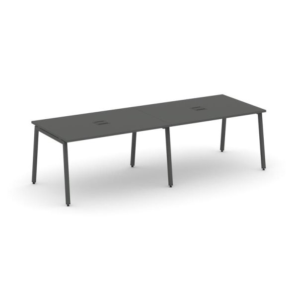 Стол переговорный SN-4A.SPRG-014 (3160х980х750) (Антрацит/Металл Антрацит)