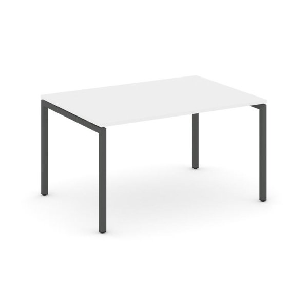 Стол переговорный SN-4P.SPRG-001.3 (980х980х750) (Белый/Металл Антрацит)