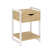 Тумба на регулируемых опорах с ящиком и полкой VR.L-T1.O 500x460x719 (Тиквуд Темный/Белый металл)