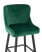 Стул барный Ститч велюр изумрудный (Стул барный Ститч изумрудный)
