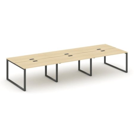 Рабочая станция 2-х сторонняя SN-6O.DRS-062 (3540х1232х750) (Акация Лорка/Металл Антрацит)