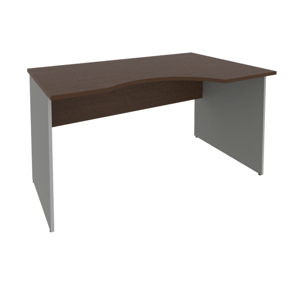 Стол криволинейный Riva А.СА-2 Пр 1400x900x750 (Венге-Металлик)