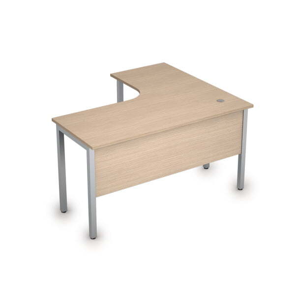 Стол письменный на металлокаркасе лев одиночная опора заказывается отдельно Стиль 2МД.130 1400x1200x (ДубСерый)