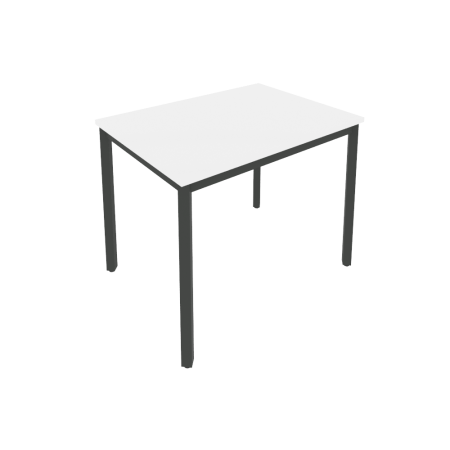 Стол письменный на металлокаркасе Slim С.СП-3 980x720x750 (Белый/Антрацит металл)