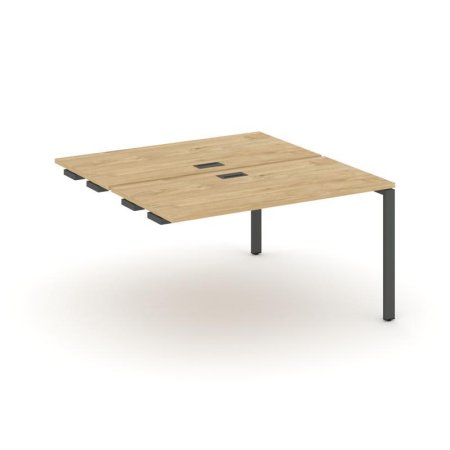 Стол-приставка к опорным элементам SN-6P.DPRS-014 (1580х1432х750) (Тиквуд Светлый/Металл Антрацит)