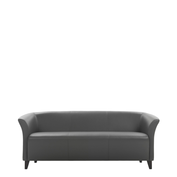 Диван офисный Модус (С-23) 3-х местный (Черный)