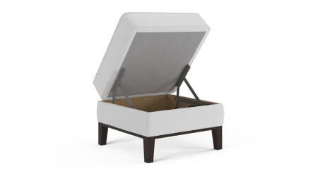 Пуф Neapole (650x650x480) Молочный (Молочный)