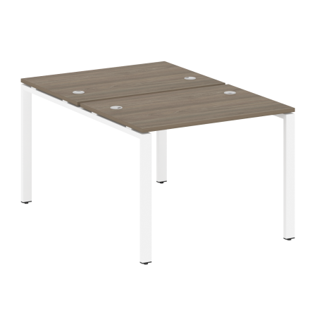 Рабочая станция Metal System Style БП.РАС-СП-2.1 1000x1475x750 (Вяз/Белый металл)