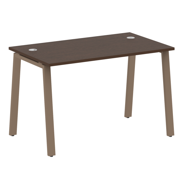 Стол письменный Metal System Style БА.СП-2 1200x720x750 (Венге Цаво/Мокко металл)