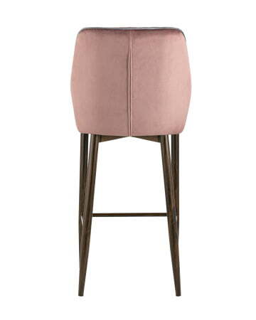 Стул полубарный Лоренс велюр пыльно-розовый (Стул полубарный Лоренс пыльно-розовый)