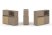 Тумба двойная + низкая надставка ES.NB.2N-15 (1500х410х1135) (Латте/Тиквуд Светлый)
