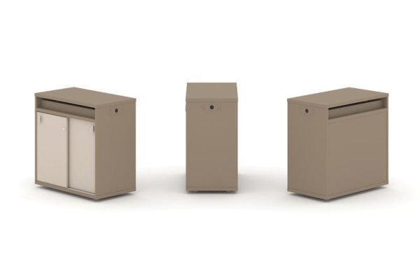 Тумба одиночная + топ ES.NB.1T-3 (750х410х750) (Латте/Капучино)