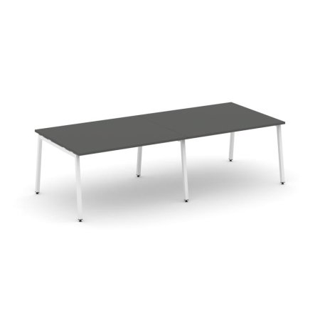 Стол переговорный SN-4A.SPRG-044.3 (3160х1180х750) (Антрацит/Металл Белый)