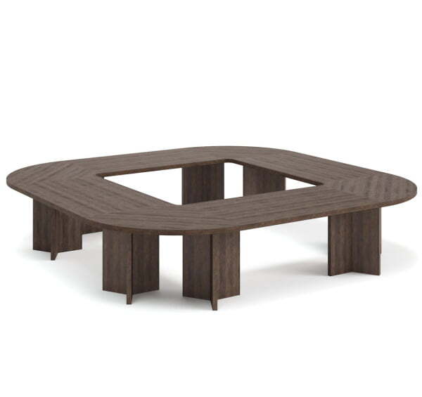 LAVA Стол для переговоров 360х360 (Табак)