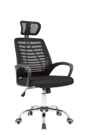 AL 777 Кресло офисное, ткань | сетка (Черный)