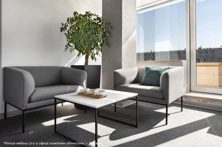 LIRO Диван 2-местный (СВ.СЕРЫЙ)