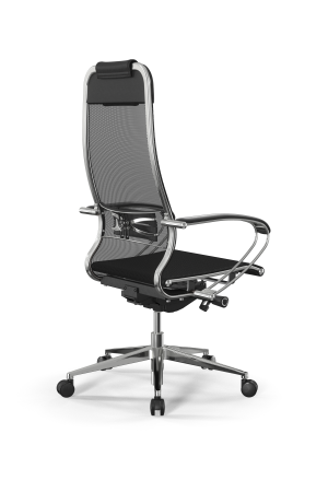 Кресло для руководителя Метта Samurai L1-1K - TS /Uc00/Nc00/K2cL(M26.B32.G25.W03) (Черный)