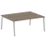 Рабочая станция Metal System Style БА.РАС-СП-2.5 1800x1475x750 (Дуб Наварра/Серый металл)