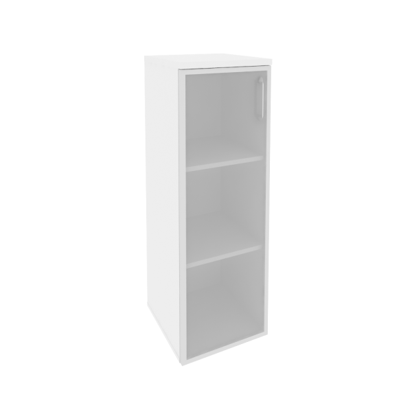 Шкаф средний узкий левый Onix O.SU-2.4RL 400x420x1207 (Белый Бриллиант)