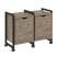 Тумба на колесных опорах наборная VR.L-TN-2.K 970x460x767 (Тиквуд Темный/Белый металл)