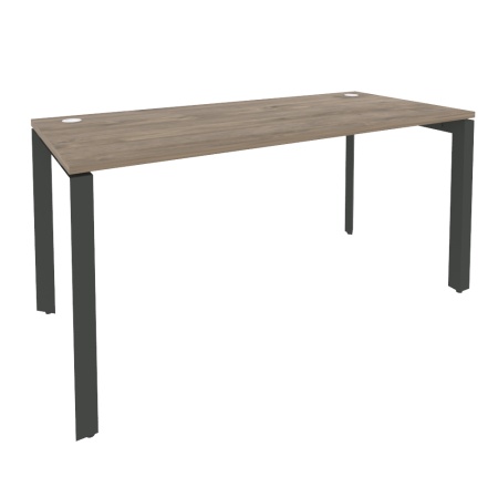 Стол рабочий на П-образном м/к Onix O.MP-SP-4.7 1580x720x750 (Тиквуд Темный/Черный металл)