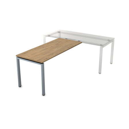 БП-П.009 Брифинг приставка (1400x700x750) (TeakwoodСерый)