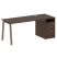 Рабочая станция Metal System Style БА.РС-СТП-1.3 1812x720x750 (Дуб Наварра/Серый металл)