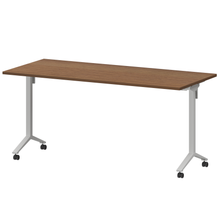Стол мобильный складной Моби МБ22-160.70 1600x700x750 (Орех/Белый)