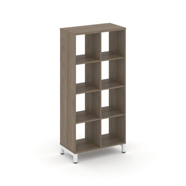 Каркас стеллажа 4 яруса SN.KS-420 (754х400х1615) (Вяз Благородный/Металл Белый)