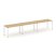 Рабочая станция 1 сторонняя SN-6P.ORS-032 (3540х600х750) (Тиквуд Светлый/Металл Антрацит)