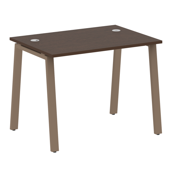 Стол письменный Metal System Style БА.СП-1 1000x720x750 (Венге Цаво/Мокко металл)