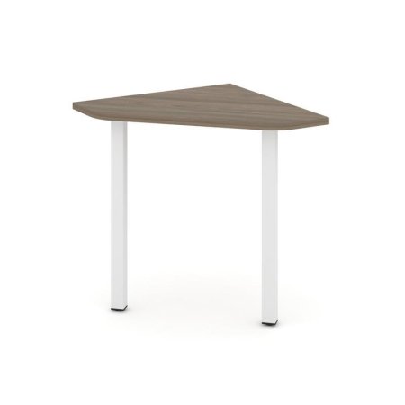 Угловой элемент стола SN-5.USP-021 (800х800х750) (Вяз Благородный/Металл Белый)