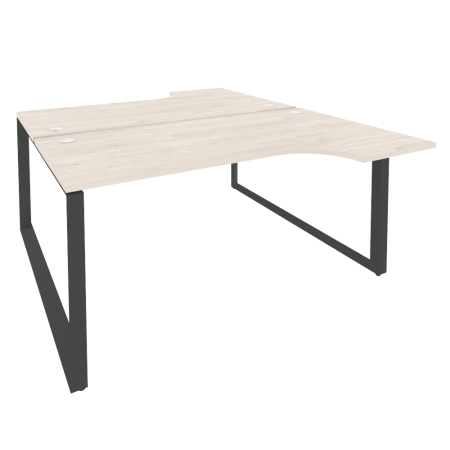 Рабочая станция на О-образном м/к Onix O.MO-D.SA-1 1580x1995x750 (Денвер Светлый/Черный металл)