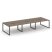 Рабочая станция 2-х сторонняя SN-6O.DRS-062 (3540х1232х750) (Тиквуд Светлый/Металл Антрацит)