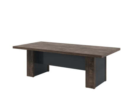 Стол переговоров для 6-х человек Torston Т-102 2300x1100x750 (Дуб Бунратти/Антрацит)