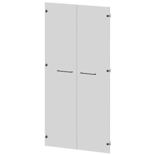 Фасады стеклянные Кортез KZF-48S(Ч) 784x4x1564 (Тонированный)