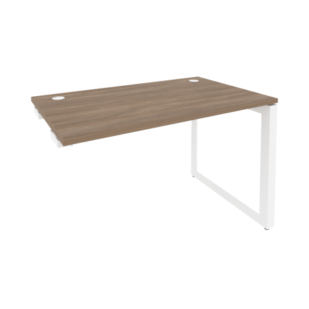 Стол-приставка на О-образном м/к к опорным элементам Onix O.MO-SPR-2.7 1180x720x750 (Дуб Аризона/Белый Металл)